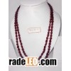 Fissure Filled Ruby necklace of 363.45 cts Fancy Oval