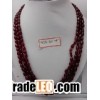 Fissure Filled Ruby necklace of 432.30 cts Fancy Oval