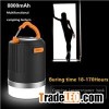 6W Powerful LED Handle Solar Camping Lantern Light