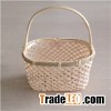 small portable bamboo basket