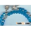 crystal rosary bracelet