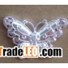 Silver butterfly buckles
