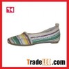flat lady shoes fabric shoes