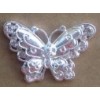butterfly rhinestone brooches