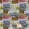 PVA Film For Motorcycle Hydro Graphics Film Water Transfer Decal Car License Plates Pattern GWR010