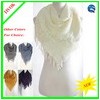 Wholesale Lady Fashion 100%Viscose Scarf with Fringer Size 1