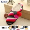 Cashmere Pom Pom Indoor Slipper