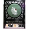 embroidery: interesting cat