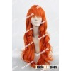 New Hot ONE PIECE Long Orange Wavy NAMI TWO YEARS LATER Cosp