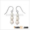 925 sterling silver drop earring with pearl