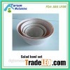 Marble,stone Melamine Salad Bowl Set,Eco-friendly Bamboo Cheap Melamine Bowl With Lid