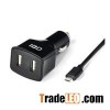 IBD Portable Cellphone Battery Charger,4.8A Smart Car Charger For Samsung Note 4
