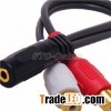 Stereo-Audiokabel - 3,5 mm Buchse auf 2 X Cinch-Buchse