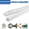 UL DLC All Glass T8 Led Tube 110lm/w Plug And Play