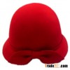 ladies wool felt cloche hat