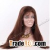 Light Yaki Indian Remy Hair Glueless Full Lace Wig