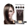 human hair clip in extenison