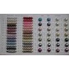 plastic imitation colour card,imitation pearl,peals
