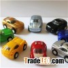 Novelty And Cheap Mini Transparent Windows Pull Back Car With Painting For Sale