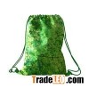 Wholesale Foldable Reflective Stripe Drawstring Bag