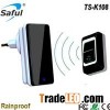 Saful TS-K108 1V1 Plug-in Wireless Doorbell Push Button 1000ft / 300m Range Waterproof Door Chime wi