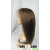 14'' 100% remy indian hair full lace wig silky straight
