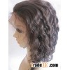 dark brown remy human hair full lace wig deepwave 12''