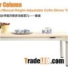 Four column  coffee -dinner table