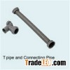 T Pipe And Connecting Pipe