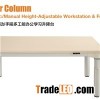 Four column workstation and frame