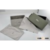 OEM Fashionable iron glasses case wrapped with leather
