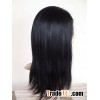 12'' 1b# remy indian human hair full lace wig yaki wigs
