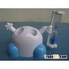 sand timer with toothbrush holder