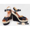 Fashion designer women's wedge sandals