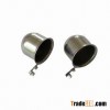 Deep drawing precision metal parts with stretching process