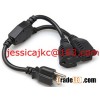 Power Cord Splitter Cable - SJT 14/3 2 NEMA 5-15R TO 1 NEMA