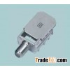Metal shield  with F connector for set top box