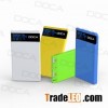 DOCA D601 8000mah power bank ultra thin design with OLED scr