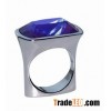 Blue Glass Ring