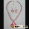 Girls' cross necklace set