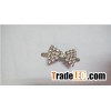 Popular rhinestone bowknot shoe buckles decorations