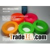 2011 fashion rubber silicone plastic belts