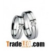 Unique Tungsten Wedding Rings (a pair)- Free Shipping