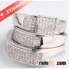 micro pave cz rings sets