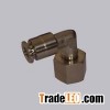 90 Degree Swivel Female Elbow Fittings Brass N.P