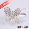 Light weight fashio brass womem rings