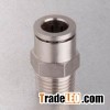Straight Male Adaptor Nickel Plated Brass Push-in Fittings