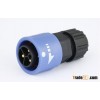 Standard Series, 3pins ,Push Lock , Male Plug, IP68 Waterpro