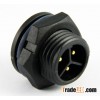 Standard series 3pin front panel mount with pin(screw type)