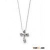 Tiffany inspired waterdrop cross pendant big size
